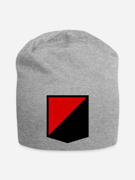 Anarcho - Jersey-Beanie - Grau meliert
