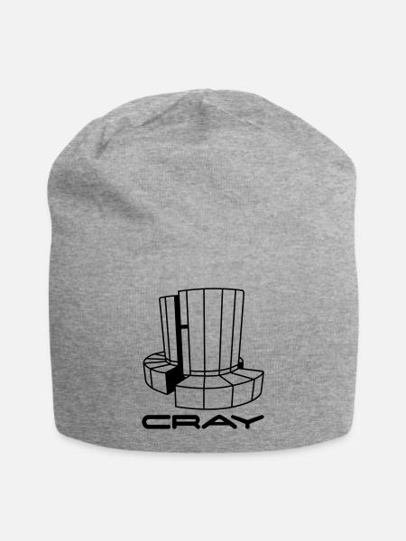 Cray Computer - Jersey-Beanie - Grau meliert