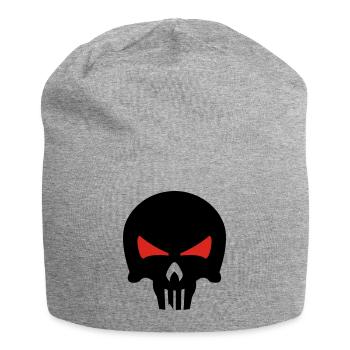 bone head - Jersey-Beanie - Grau meliert - Vorne