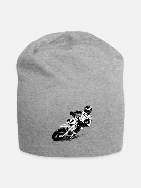 Supermoto - Jersey-Beanie - Grau meliert