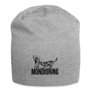 MONDIORING Dog Sports Dogs Dog Wilsigns - Jersey Beanie - heather grey - Front