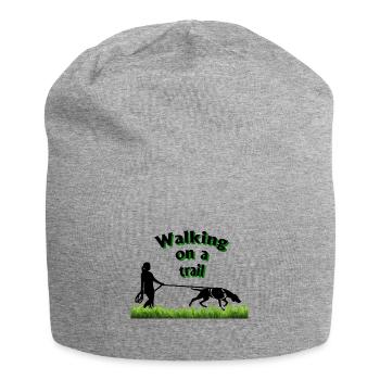 WALKING ON A TRAIL - Jersey-Beanie - Grau meliert - Vorne