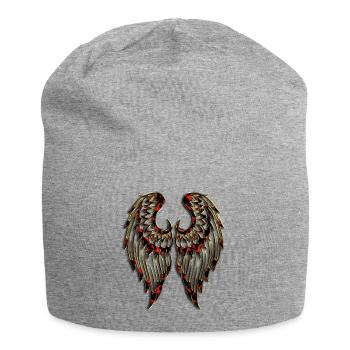 Angel Wings Angels Wings Little Angel Wing Fly - Jersey Beanie - heather grey - Front