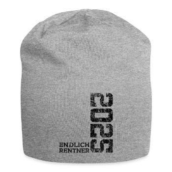 RENTE ENDLICH RENTNER 2025 - Jersey-Beanie - Grau meliert - Vorne