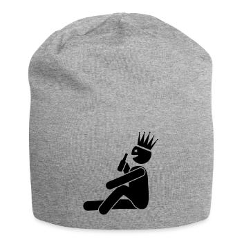 Drinking Homme Symbole Homme - Bonnet en jersey - gris chiné - Devant