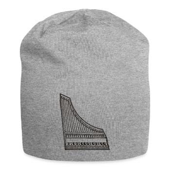 Clavier de Zarlino - Bonnet en jersey - gris chiné - Devant