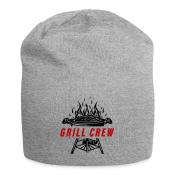 Grill Crew Grillen - Jersey-Beanie - Grau meliert - Vorne