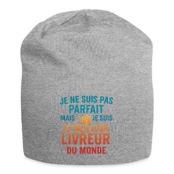 Le meilleur livreur du monde - Bonnet en jersey - gris chiné - Devant