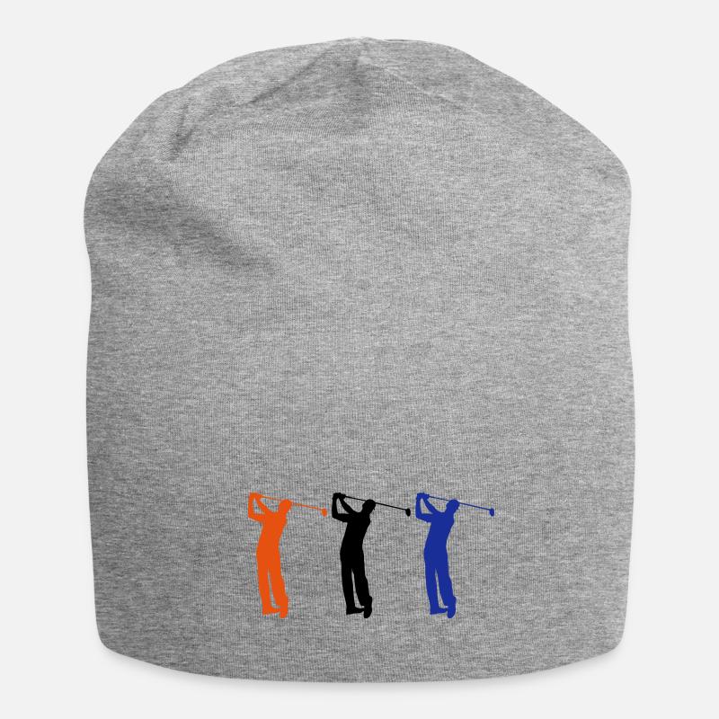 golf - Bonnet en jersey - gris chiné
