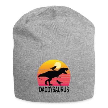 Papa papa dinosaure dinosaure papa papa - Bonnet en jersey - gris chiné - Devant