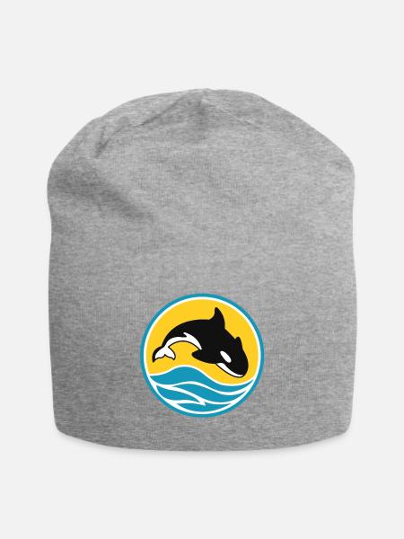 Orca - Jersey-Beanie - Grau meliert