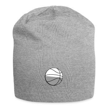 Basketball - Illustration - Bonnet en jersey - gris chiné - Devant