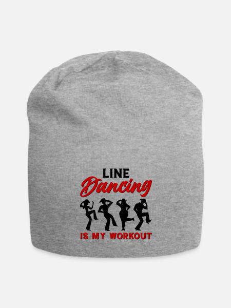 Line Dance Western Tänzer Line Dance Western - Jersey-Beanie - Grau meliert