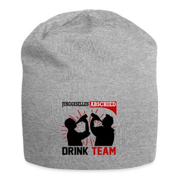 Junggesellenabschied Drink Team Männer Saufen - Jersey-Beanie - Grau meliert - Vorne