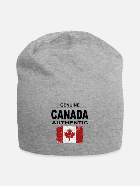 Kanada - Maple Leaf - Canada - Jersey-Beanie - Grau meliert