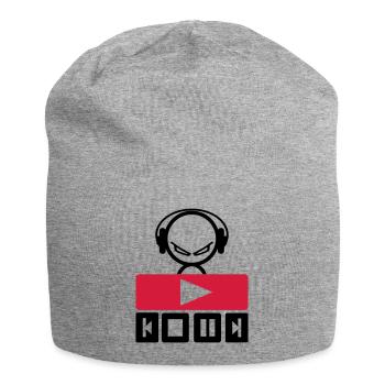 DJ - Bonnet en jersey - gris chiné - Devant