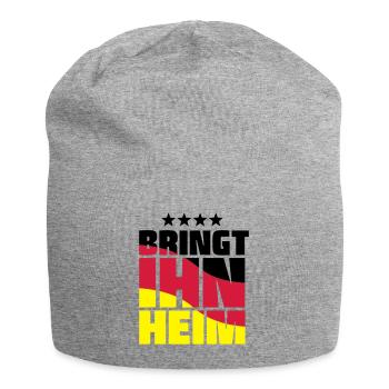 bring him home! World Cup trophy - Jersey Beanie - heather grey - Front