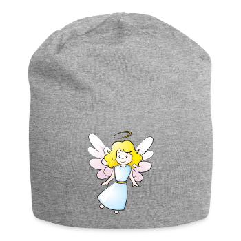 Engel - Jersey-Beanie - Grau meliert - Vorne