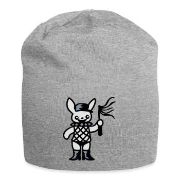 Bunny porn 3 - Jersey Beanie - heather grey - Front