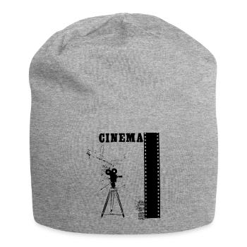 CINEMA - Jersey-Beanie - Grau meliert - Vorne