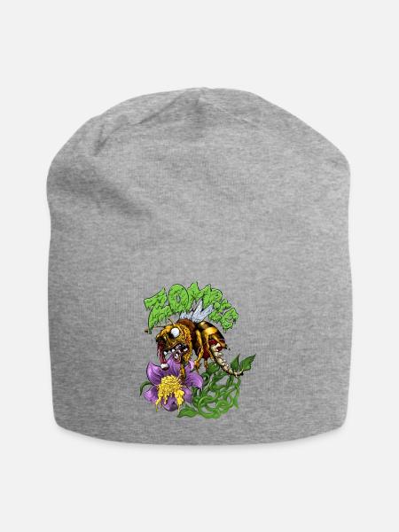 Zombee - Jersey-Beanie - Grau meliert