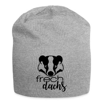 Frechdachs - Jersey-Beanie - Grau meliert - Vorne