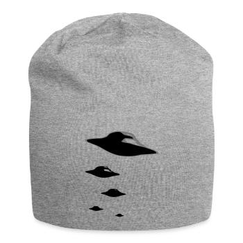 UFO ARMY 2clr - Jersey-Beanie - Grau meliert - Vorne