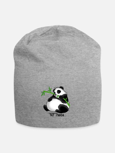 Fat Panda gift idea - Jersey Beanie - heather grey