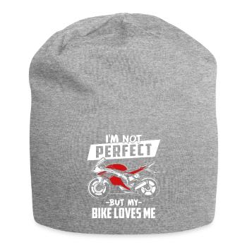 Motorcycle Shirt · Superbike · Biker · loves me - Jersey Beanie - heather grey - Front