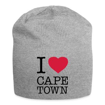 I LOVE CAPE TOWN Kapstadt - Jersey Beanie - heather grey - Front