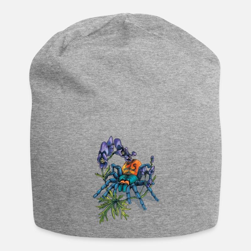 Araignée (Arachne) - Bonnet en jersey - gris chiné
