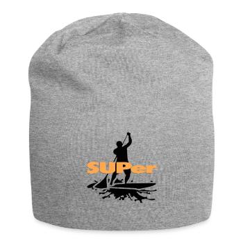SUPER, SUP BOARD Stand Up Paddling - Jersey Beanie - heather grey - Front
