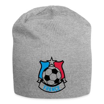 Frankreich Flag Football Fan ecusson7 ba - Jersey-Beanie - Grau meliert - Vorne
