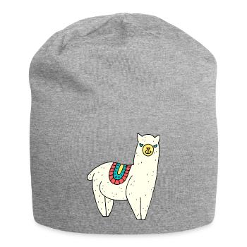 alpaca - Jersey Beanie - heather grey - Front