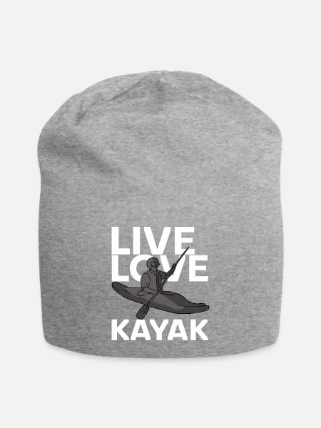 Kajak Kanu Rudern - Jersey-Beanie - Grau meliert