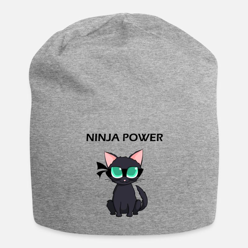 Ninja Warrior - Ninja Power - Bonnet en jersey - gris chiné