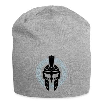 casque spartan symbole spartan sparta - Bonnet en jersey - gris chiné - Devant