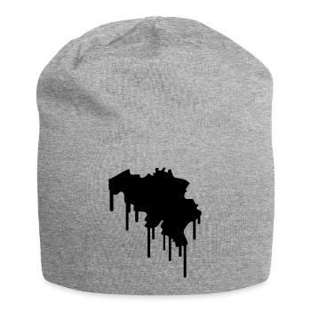Belgium Graffiti - Bonnet en jersey - gris chiné - Devant