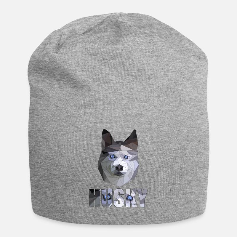 Husky Polygon - Jersey-Beanie - Grau meliert