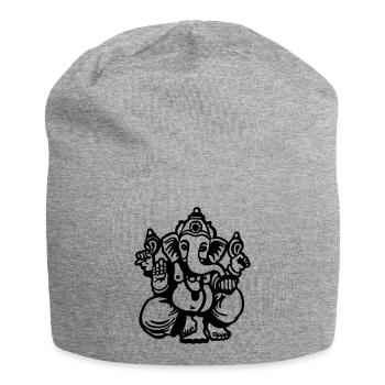 ganesh zen india dieu inde yoga zen - Bonnet en jersey - gris chiné - Devant