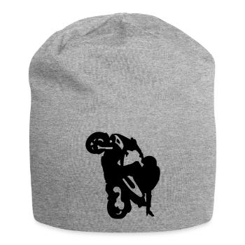 stunt moped - Jersey Beanie - heather grey - Front