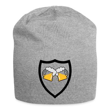 Bier Emblem 3c - Jersey-Beanie - Grau meliert - Vorne