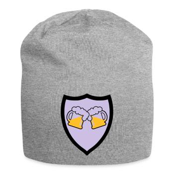 Bier Emblem 3c - Jersey-Beanie - Grau meliert - Vorne