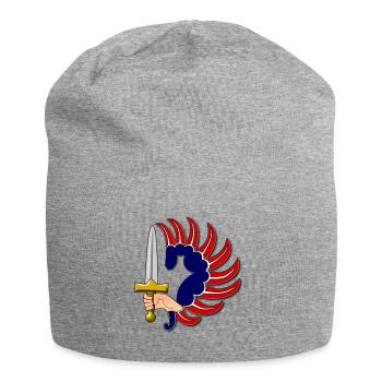 insigne paras france - Bonnet en jersey - gris chiné - Devant