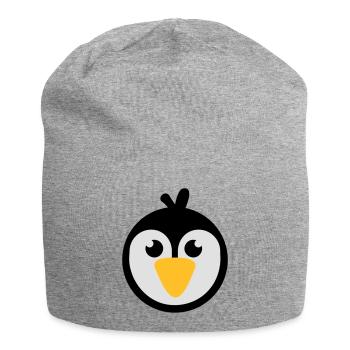 Manchot - Bonnet en jersey - gris chiné - Devant