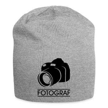 fotograf - Jersey-Beanie - Grau meliert - Vorne