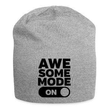 Awesome Mode (On) - Bonnet en jersey - gris chiné - Devant