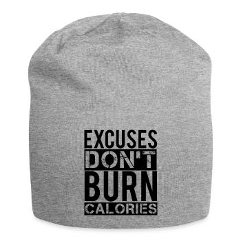 Excuses - Bonnet en jersey - gris chiné - Devant
