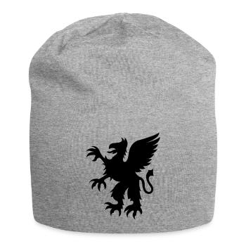 wappen_tier - Jersey-Beanie - Grau meliert - Vorne
