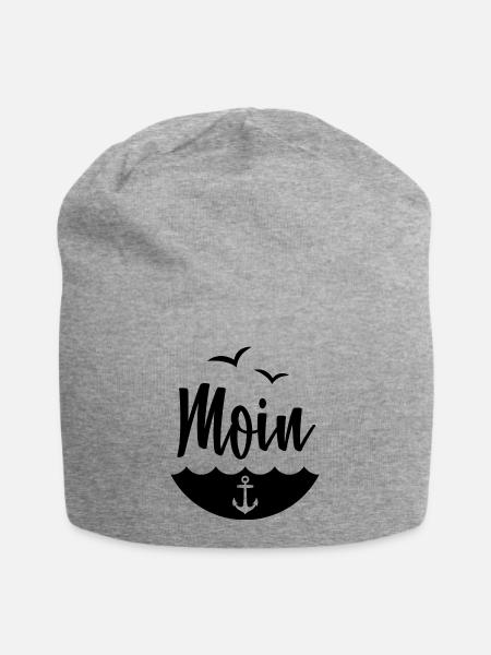MOIN HAMBURG - Jersey-Beanie - Grau meliert
